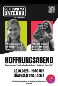 Mehr über den Artikel erfahren GOTT ISCH MIR UNTERKU