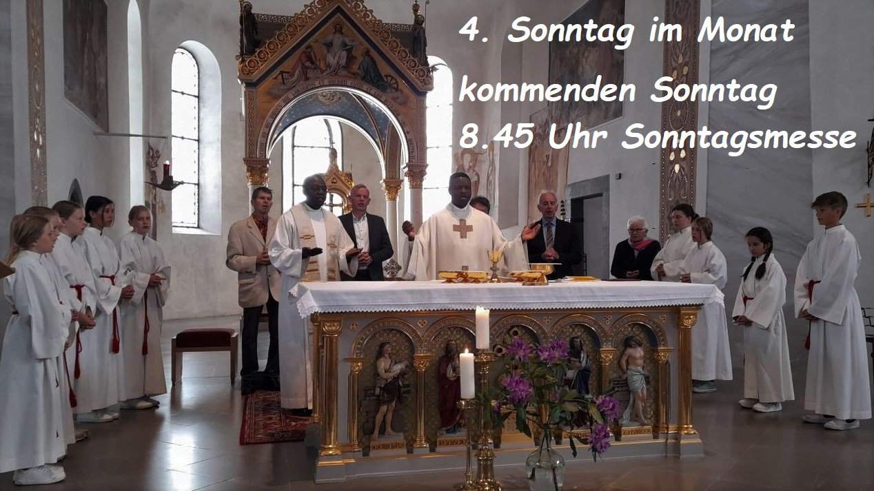 Du betrachtest gerade 23. März – 8.45 Uhr Sonntagsmesse mit Ministranten-Verabschiedung