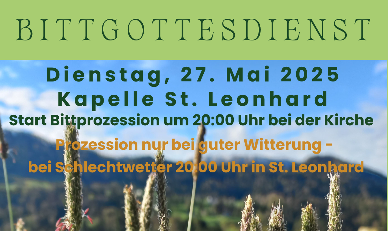 Du betrachtest gerade Bittgang nach St. Leonhard