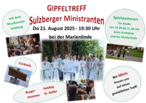 Mehr über den Artikel erfahren Einladung Ministranten-Gipfeltreff