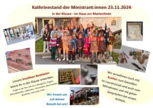 Mehr über den Artikel erfahren Einladung Ministranten-Kathrinestand