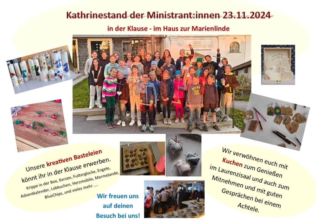 You are currently viewing Einladung Ministranten-Kathrinestand