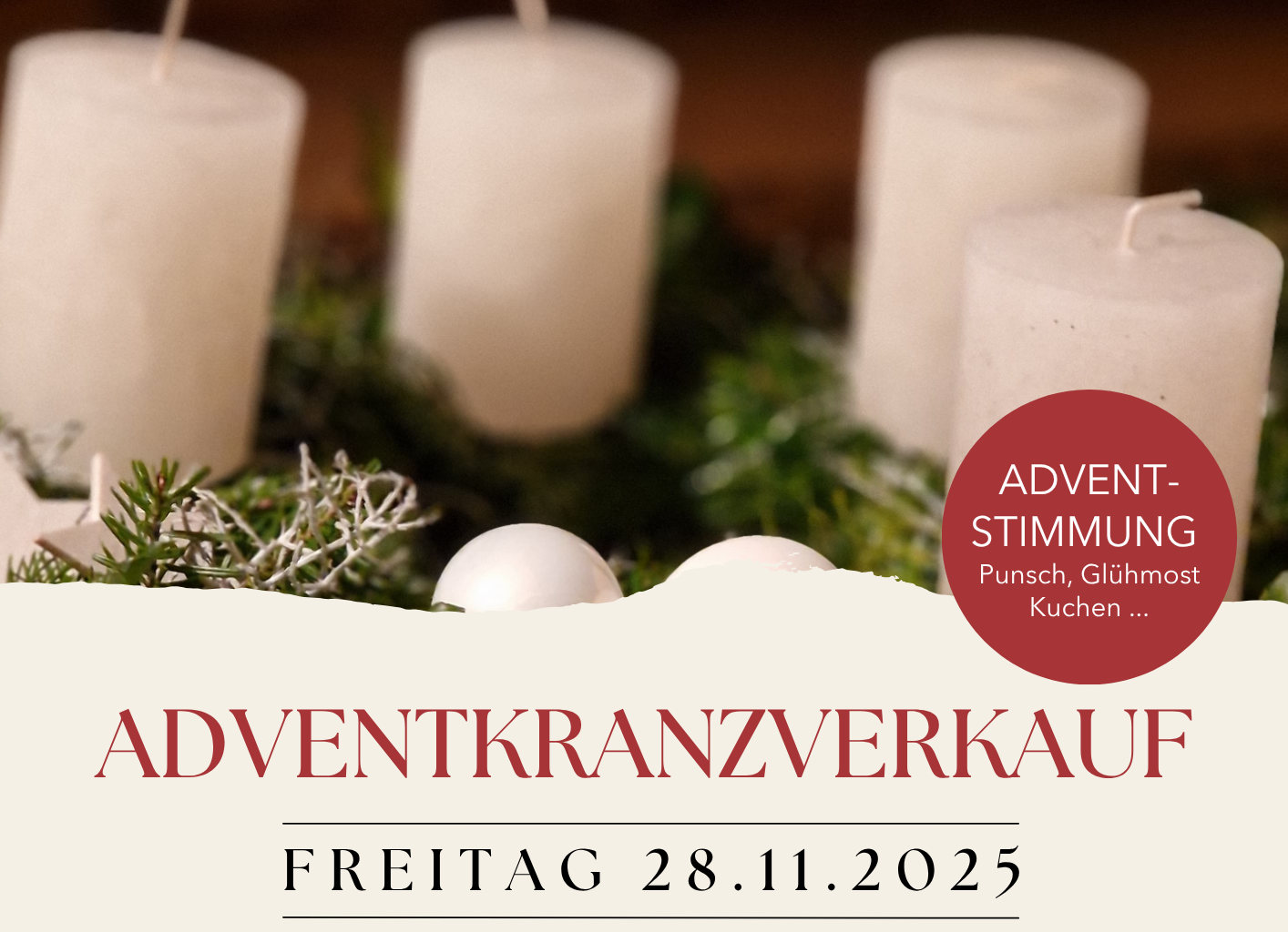 Du betrachtest gerade Adventkranzaktion