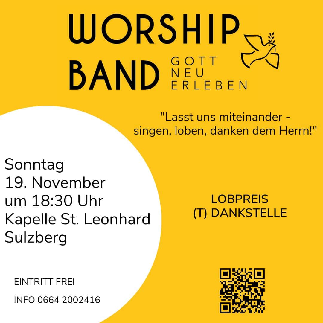 You are currently viewing Lobpreis – 19. November in Kapelle St. Leonhard
