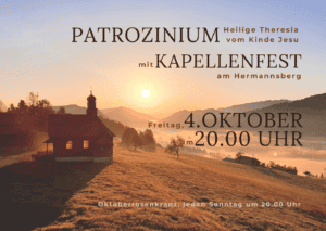 Read more about the article Einladung zum Patrozinium mit Kapellenfest am Hermannsberg