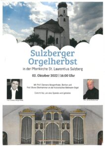Read more about the article Einladung zum Sulzberger Orgelherbst