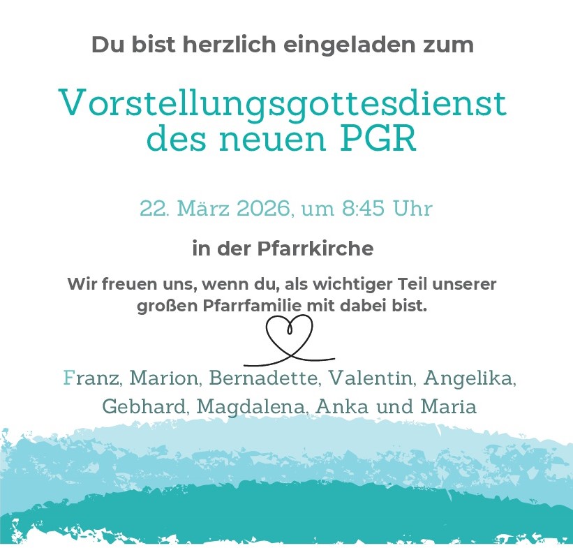 Du betrachtest gerade Vorstellung des neuen Pfarrgemeinderates