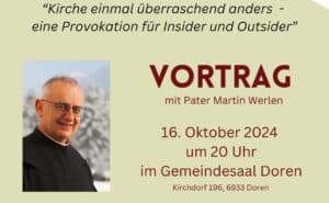 Read more about the article Vortrag mit P. Martin Werlen